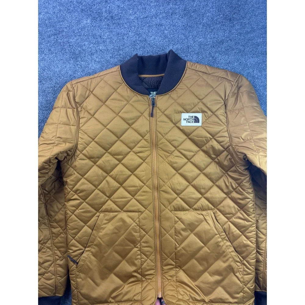 The North Face Cuchillo Insulated Jacket Mens Large Quilted Fleece Lined Bomber